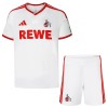 Levné 1. FC Köln Dětské Domácí Fotbalové dresy 2026-27 Krátký Rukáv