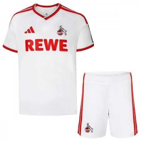Levné 1. FC Köln Dětské Domácí Fotbalové dresy 2026-27 Krátký Rukáv