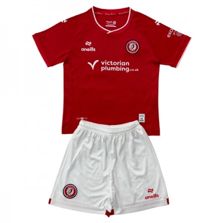 Levné Bristol City Dětské Domácí Fotbalové dresy 2026-27 Krátký Rukáv