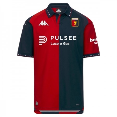 Levné Genoa Domácí Fotbalové dresy 2026-27 Krátký Rukáv