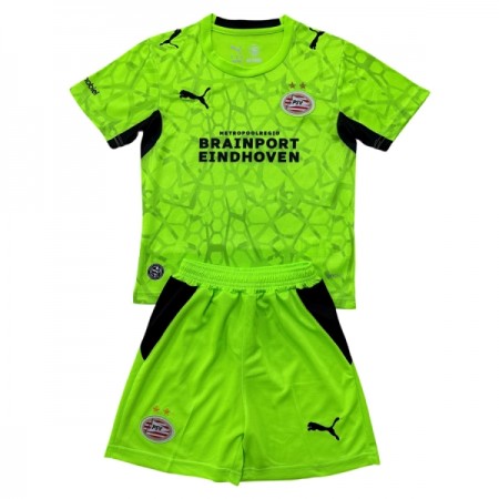 Levné PSV Eindhoven Brankářské Dětské Zelená 2026-27 Krátký Rukáv