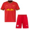 Levné RB Leipzig Dětské Venkovní Fotbalové dresy 2026-27 Krátký Rukáv