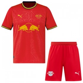 Levné RB Leipzig Dětské Venkovní Fotbalové dresy 2026-27 Krátký Rukáv