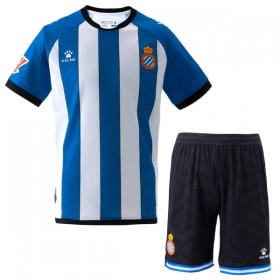 Levné RCD Espanyol Dětské Domácí Fotbalové dresy 2026-27 Krátký Rukáv