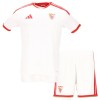 Levné Sevilla FC Dětské Domácí Fotbalové dresy 2026-27 Krátký Rukáv