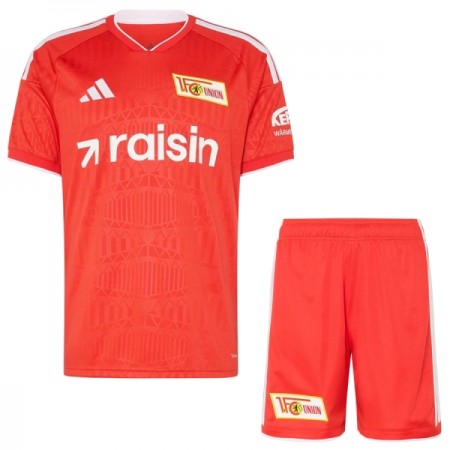 Levné Union Berlin Dětské Domácí Fotbalové dresy 2026-27 Krátký Rukáv