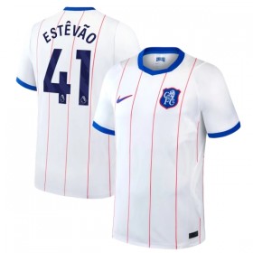 Levné Chelsea Estevao 41 Alternativní Fotbalové dresy 2026-27 Krátký Rukáv