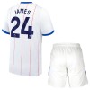 Levné Chelsea James 24 Dětské Alternativní Fotbalové dresy 2026-27 Krátký Rukáv