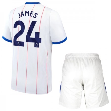 Levné Chelsea James 24 Dětské Alternativní Fotbalové dresy 2026-27 Krátký Rukáv