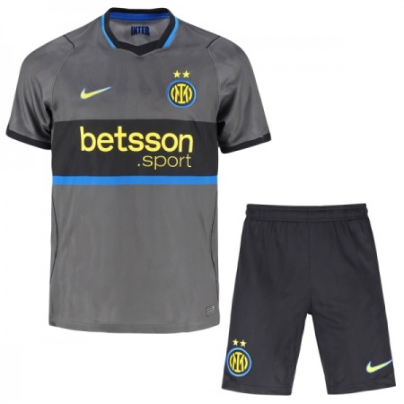 Levné Inter Milán Dětské Alternativní Fotbalové dresy 2026-27 Krátký Rukáv