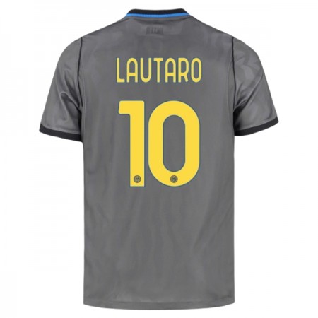 Levné Inter Milán Lautaro 10 Alternativní Fotbalové dresy 2026-27 Krátký Rukáv