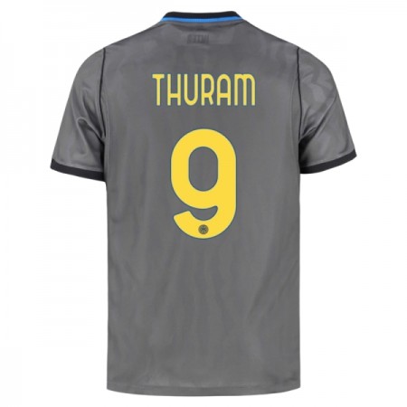 Levné Inter Milán Thuram 9 Alternativní Fotbalové dresy 2026-27 Krátký Rukáv