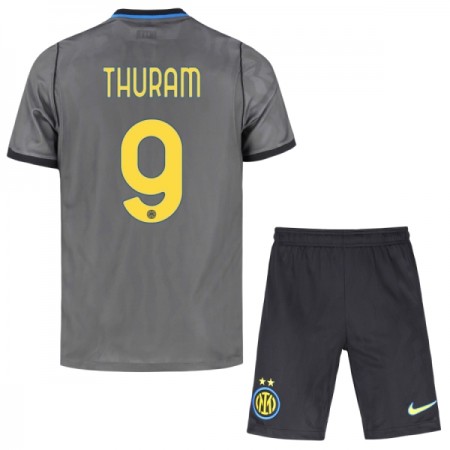 Levné Inter Milán Thuram 9 Dětské Alternativní Fotbalové dresy 2026-27 Krátký Rukáv