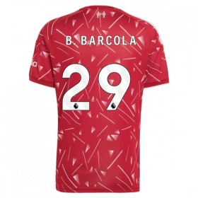 Levné Liverpool B. Barcola 29 Domácí Fotbalové dresy 2026-27 Krátký Rukáv