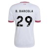 Levné Liverpool B. Barcola 29 Venkovní Fotbalové dresy 2026-27 Krátký Rukáv