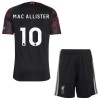 Levné Liverpool Mac Allister 10 Dětské Alternativní Fotbalové dresy 2026-27 Krátký Rukáv
