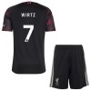 Levné Liverpool Wirtz 7 Dětské Alternativní Fotbalové dresy 2026-27 Krátký Rukáv