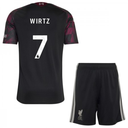 Levné Liverpool Wirtz 7 Dětské Alternativní Fotbalové dresy 2026-27 Krátký Rukáv