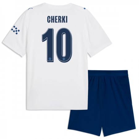 Levné Manchester City Cherki 10 Dětské Alternativní Fotbalové dresy 2026-27 Krátký Rukáv