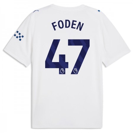 Levné Manchester City Foden 47 Alternativní Fotbalové dresy 2026-27 Krátký Rukáv