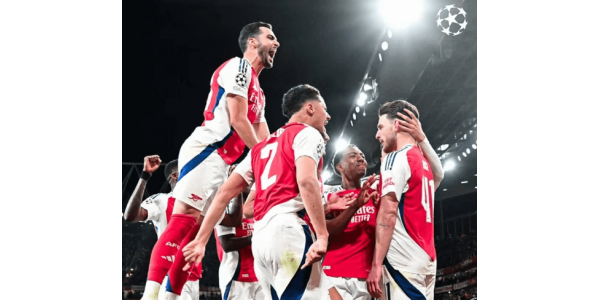 Rice dvakrát skóroval a dovedl Arsenal k vítězství 3:0 nad Realem Madrid
